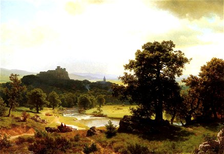 Bierstadt Albert Day-s Beginning