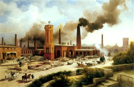 Maschinenbau-Anstalt Borsig, Berlin Chausseestraße, 1847, Karl Eduard Biermann