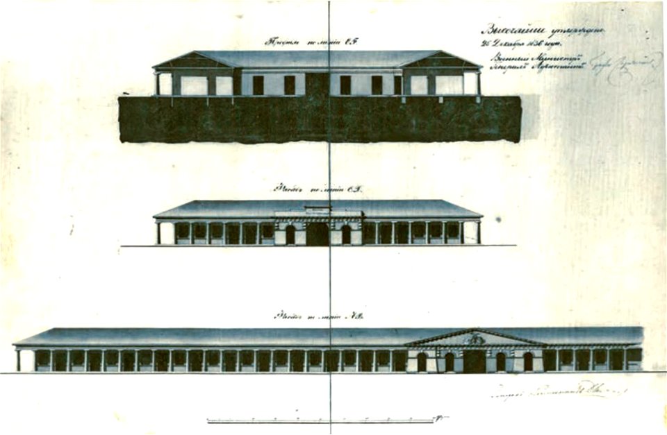 Bieraście, Haściny Dvor. Берасьце, Гасьціны Двор (A. Staubert, 1836)