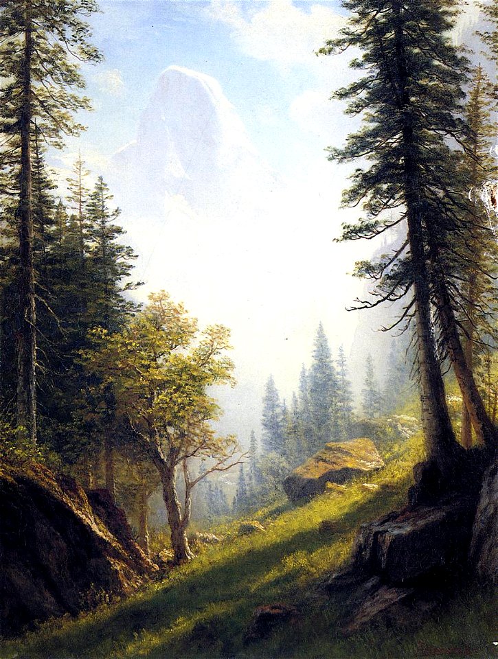 Bierstadt Albert Among the Bernese Alps