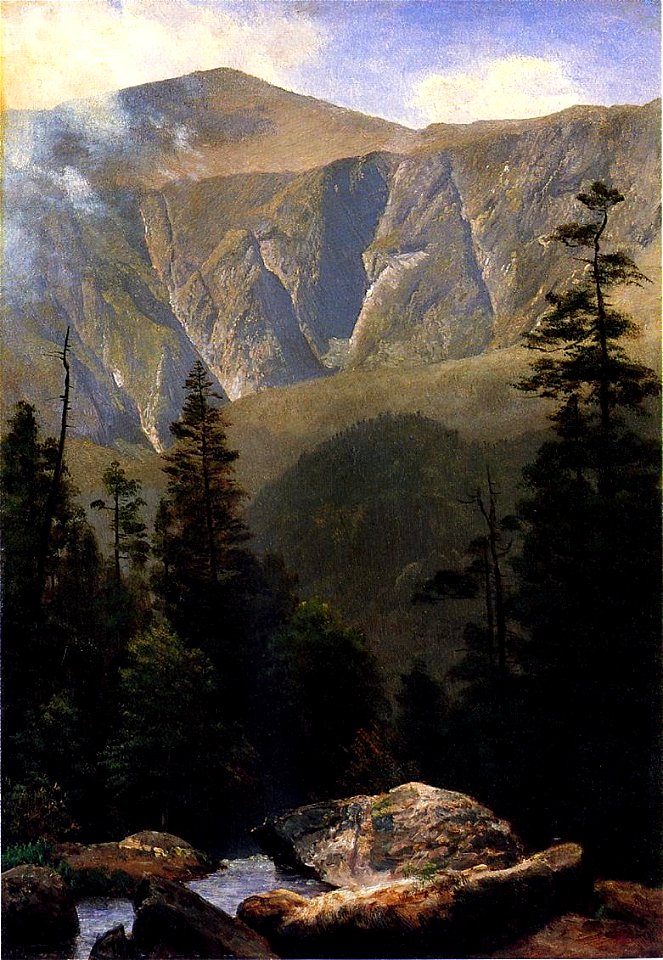 Bierstadt Albert Mountainous Landscape