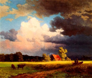 Bierstadt Albert Bavarian Landscape