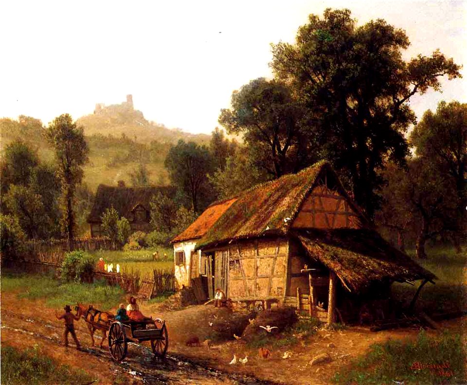 Bierstadt Albert In the Foothills
