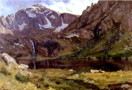 Bierstadt Albert Mountain Lake