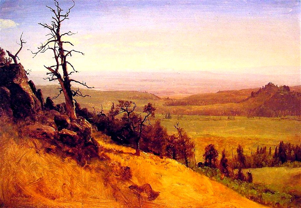 Bierstadt Albert Nebraska Wasatch Mountains