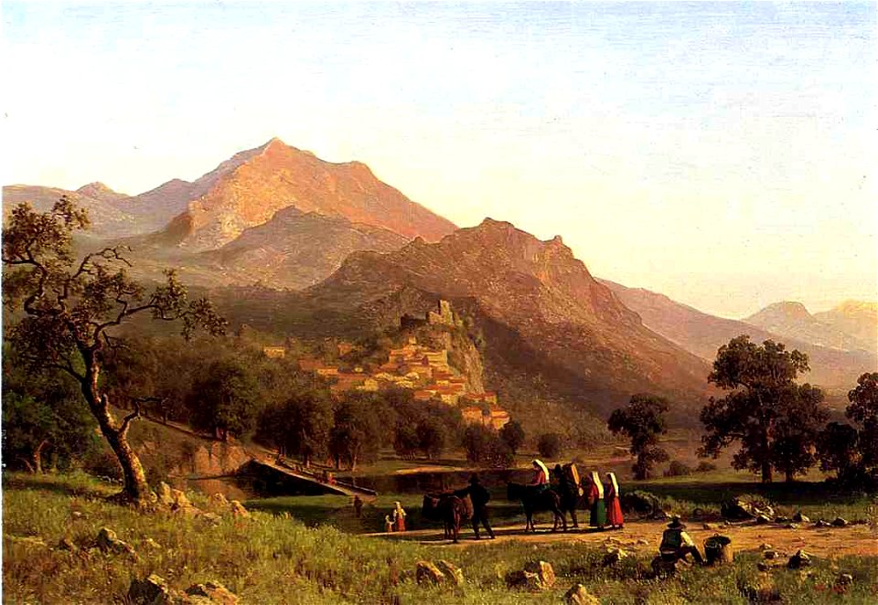 Bierstadt Albert Rocca de Secca