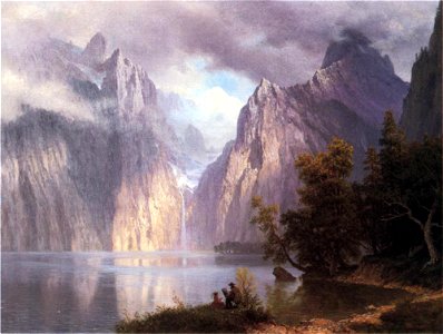 Bierstadt Albert Scene in the Sierra Nevada