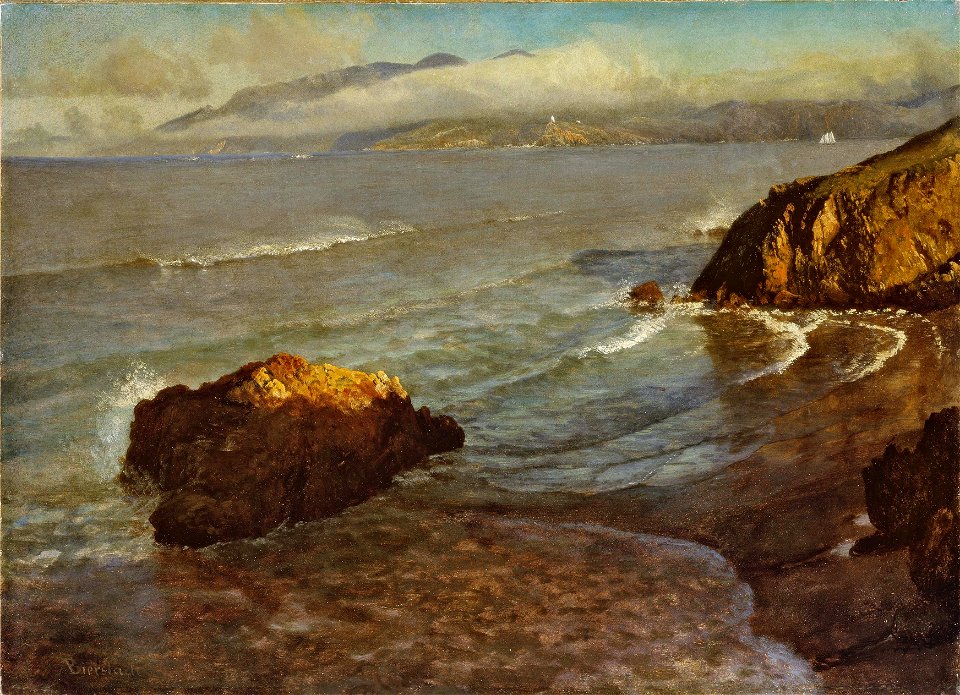 Albert Bierstadt - Entrance to the Golden Gate (c.1872)