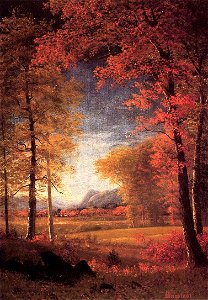Bierstadt Albert Autumn in America Oneida County New York