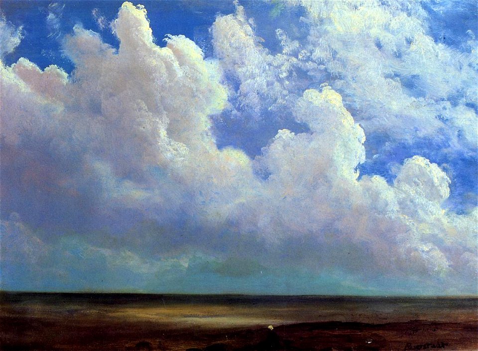 Bierstadt Albert Beach Scene