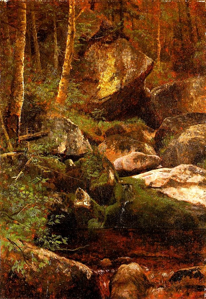 Bierstadt Albert Forest Stream