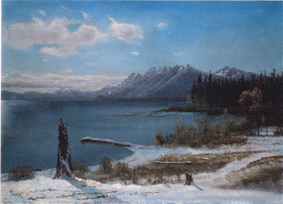 Bierstadt - Winterlicher Lake Tahoe