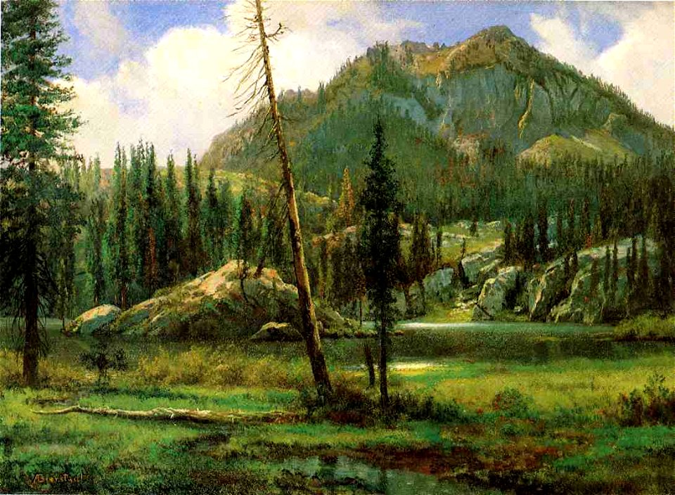 Bierstadt Albert Sierra Nevada Mountains