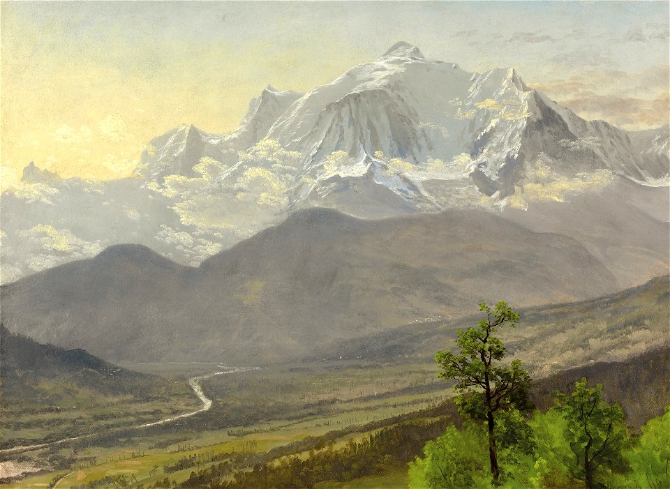 Albert Bierstadt - Mont Blanc