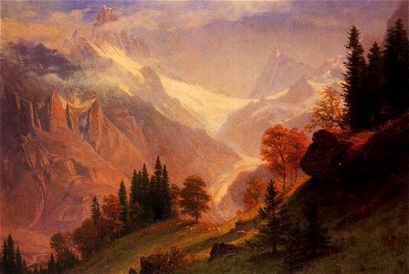 Bierstadt Albert View of Grindelwald