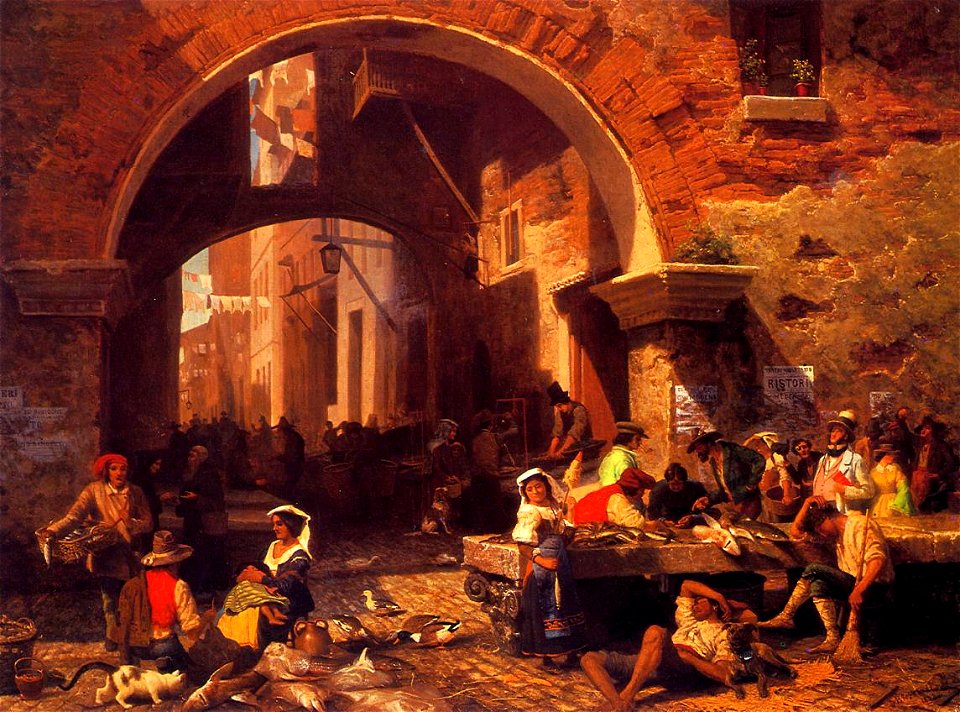 Bierstadt Albert The Portico of Octavia