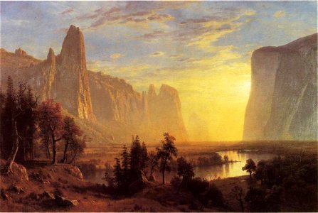 Bierstadt Albert Yosemite Valley Yellowstone Park