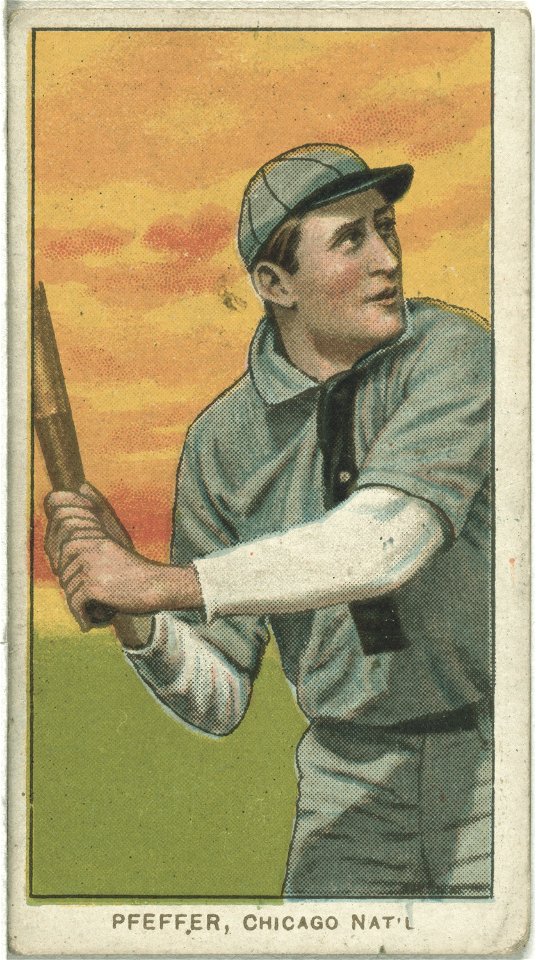 Big Jeff Pfeffer, Chicago Cubs, baseball card portrait LCCN2008675189