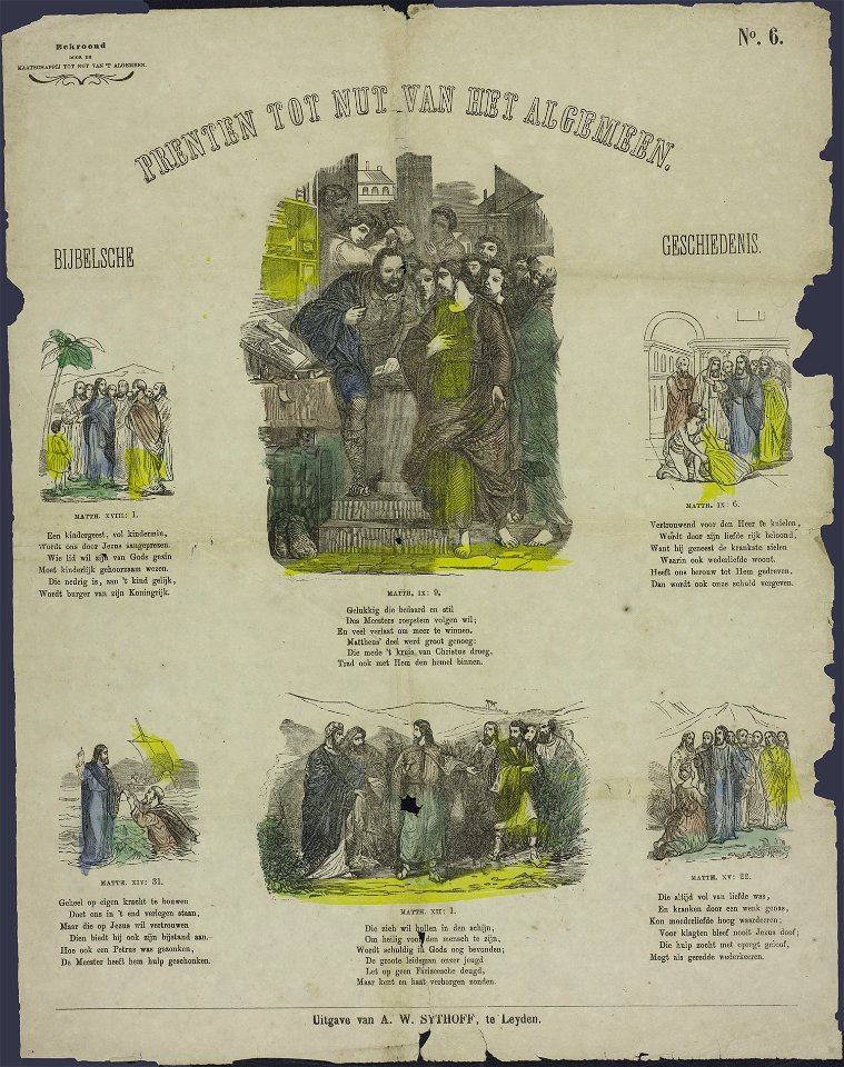 Bijbelsche geschiedenis-Catchpenny print-PRENT 0172