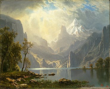 Albert Bierstadt 001. Free illustration for personal and commercial use.