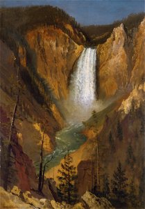 Albert Bierstadt - Lower Falls of the Yellowstone (1881)