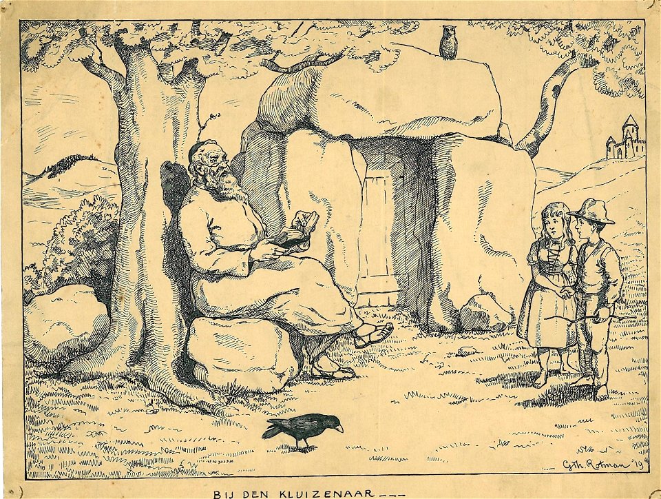 Bij den kluizenaar (G.Th. Rotman)