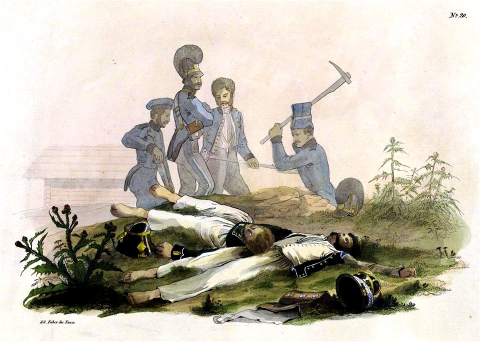 Biešankovičy, Astroŭna. Бешанковічы, Астроўна (C. Faber du Faur, 31.07.1812) (2)