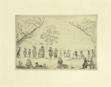Bijeenkomst in een park, James Ensor, Mu.ZEE Oostende, SM002259