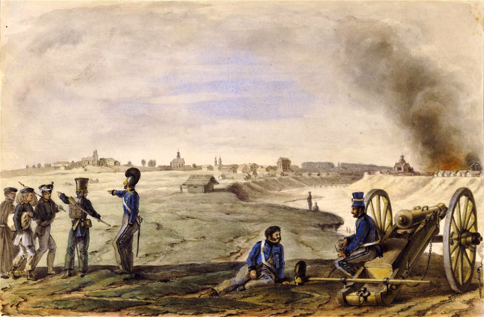 Biešankovičy, Dźvina. Бешанковічы, Дзьвіна (C. Faber du Faur, 29.07.1812)