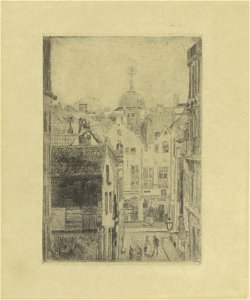 Bijstandstraat te Brussel, James Ensor, Mu.ZEE Oostende, SM001365
