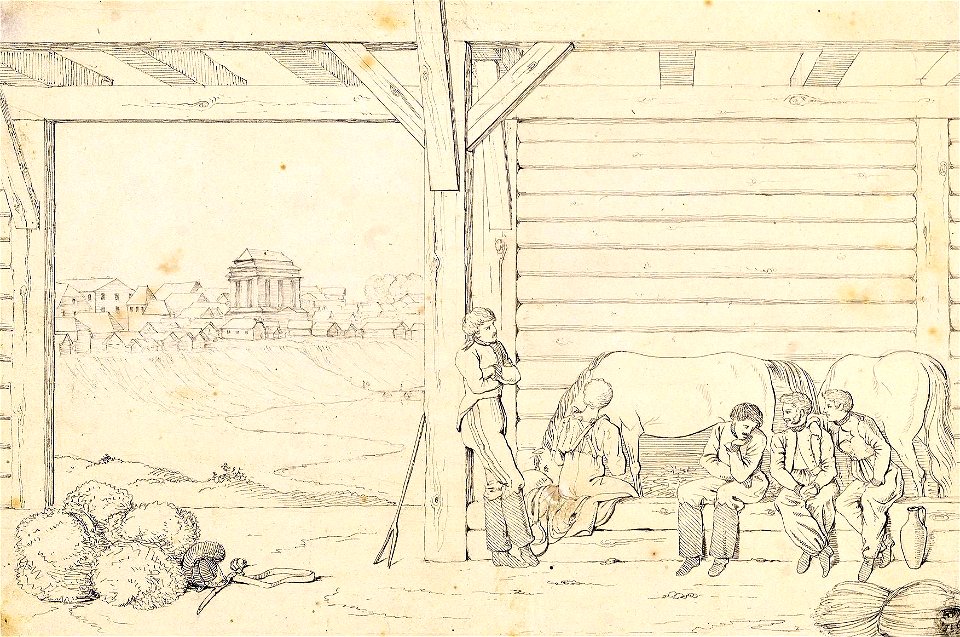 Biešankovičy, Dźvina. Бешанковічы, Дзьвіна (C. Faber du Faur, 30.07.1812)