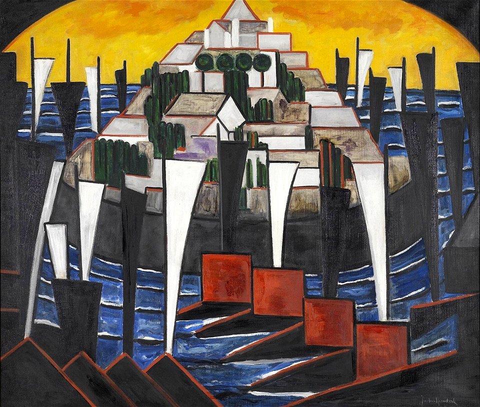 Bild no. 15 (Segelboote) by Jacoba van Heemskerck van Beest