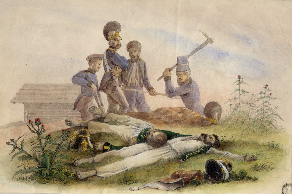 Biešankovičy, Astroŭna. Бешанковічы, Астроўна (C. Faber du Faur, 31.07.1812)