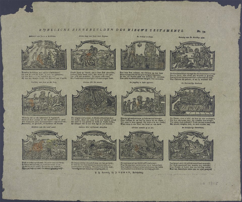 Bijbelsche zinnebeelden des Nieuwe Testaments-Catchpenny print-Borms 0843