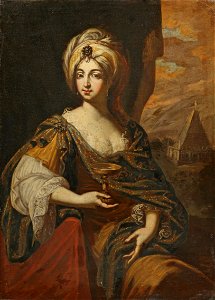 Bildnis einer jungen Frau als Allegorie des Orients