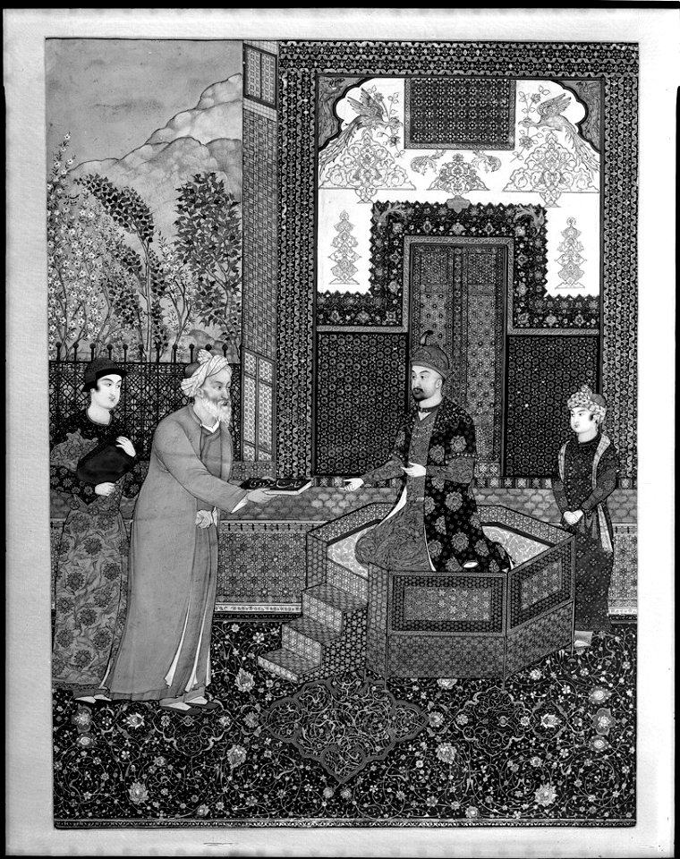 Bihzad - Firdawsi Presents His Work to Mahmud - 1958.244 - Arthur M. Sackler Museum