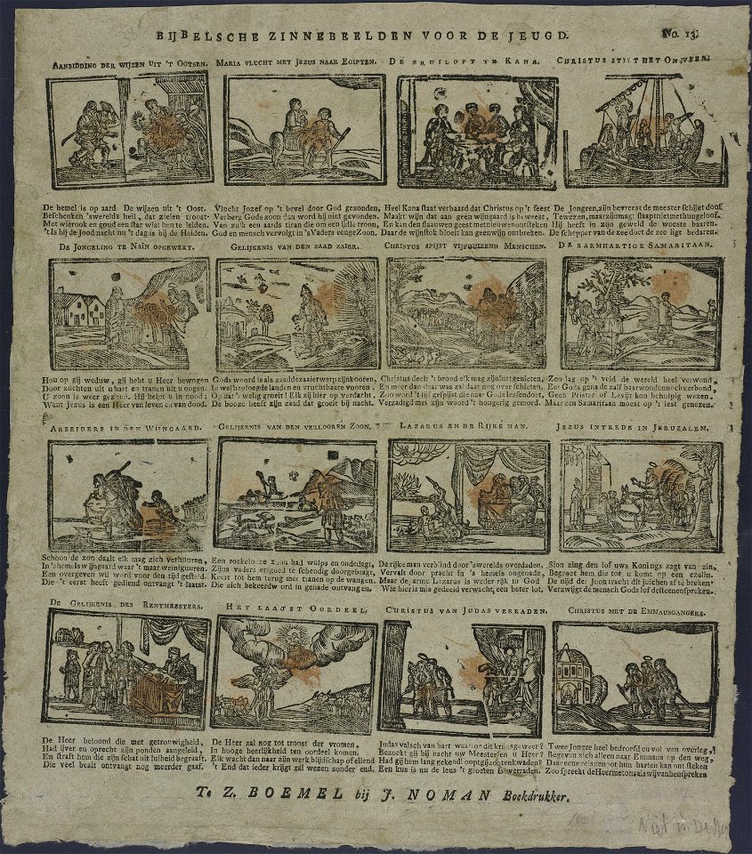 Bijbelsche zinnebeelden voor de jeugd-Catchpenny print-Borms 0838