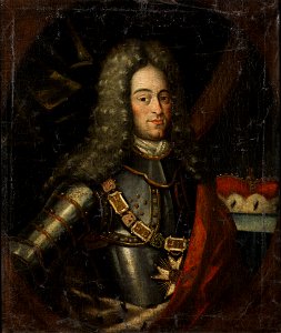 Bildnis eines Fürsten mit Hubertusorden 18Jh