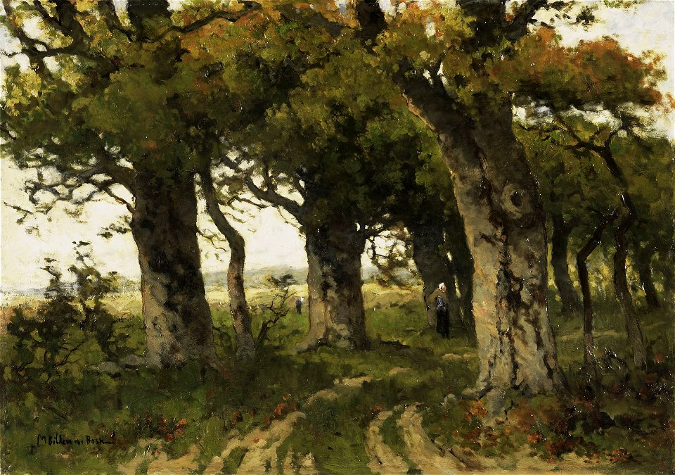 Eikenlaan in de nazomer. Rijksmuseum SK-A-1922