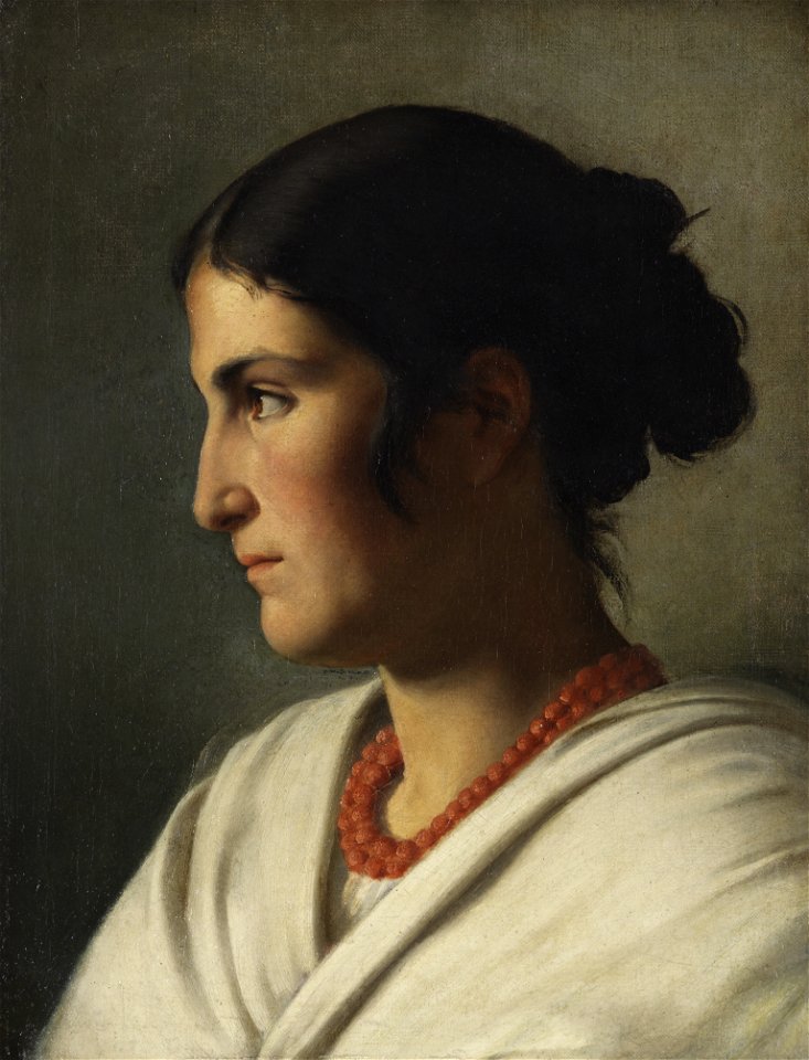 Bildnis einer Römerin c1860s