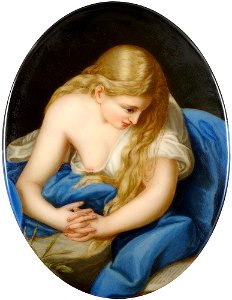 Bildplatte Büßende Magdalena