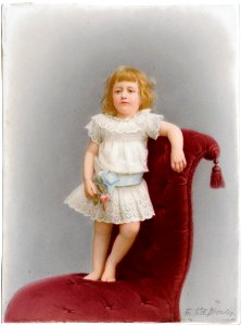 Bildplatte KPM Mädchenportrait H Till