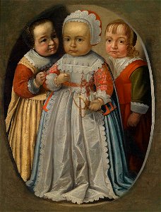 Bildnis dreier Kleinkinder 17Jh