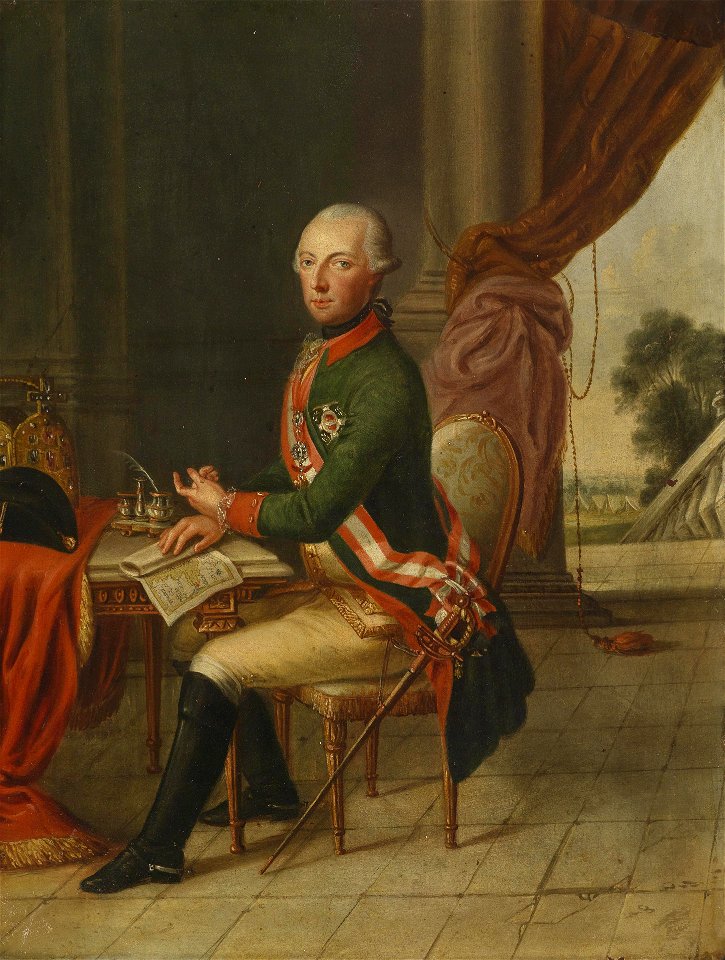 Bildnis Kaiser Joseph II am Schreibtisch