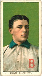 Bill Dahlen, Boston Doves, baseball card portrait LCCN2008675231