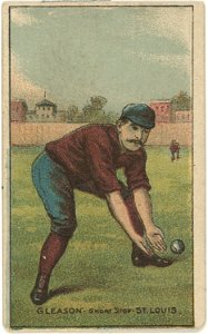 Bill Gleason, St. Louis Browns, baseball card portrait LCCN2007680798
