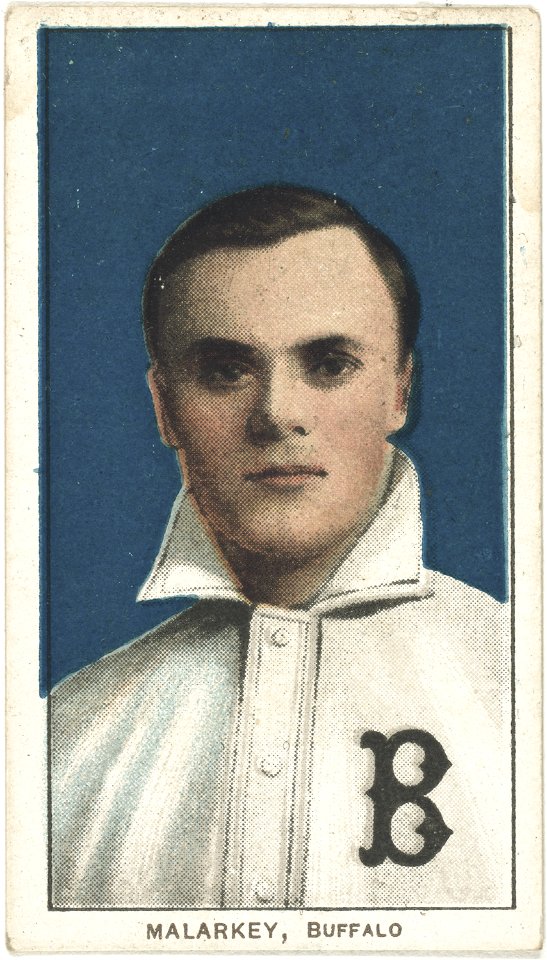 Bill Malarkey, Buffalo Team, baseball card portrait LCCN2008676924