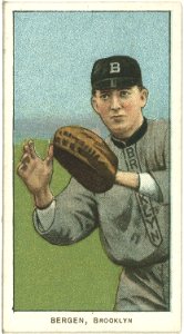 Bill Bergen, Brooklyn Dodgers, baseball card portrait LCCN2008675095