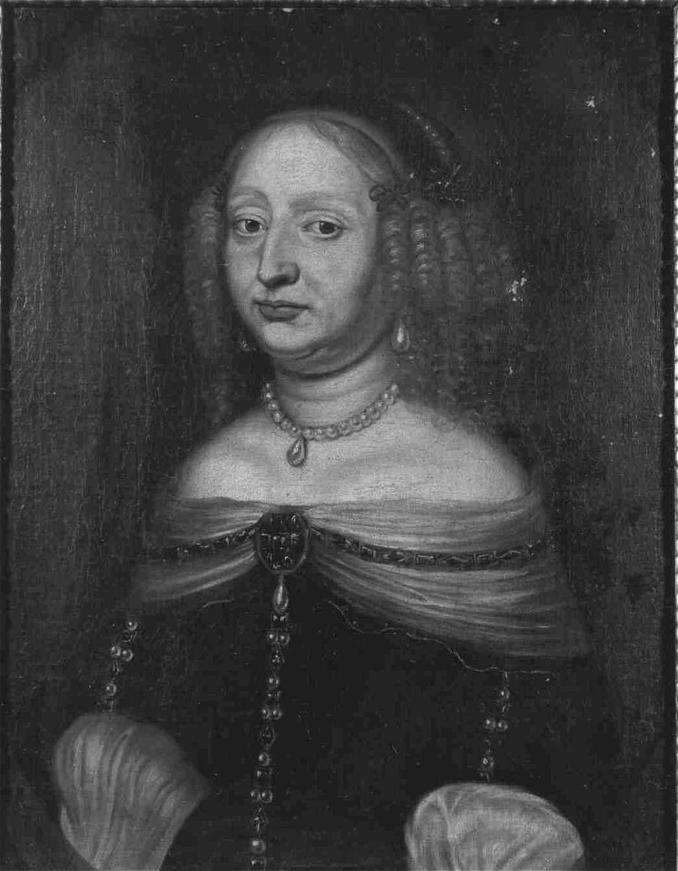 Bildnis der Sophie Eleonore von Sachsen, Landgräfin von Hessen-Darmstadt, Gemahlin des Landgrafen Georg II. (1609-1671)
