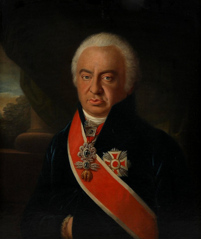 Bildnis eines Herrn mit Orden A c1800